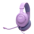 JBL Quantum 100M2 - Purple - Wired over-ear gaming headset with detachable mic and mute option - Hero